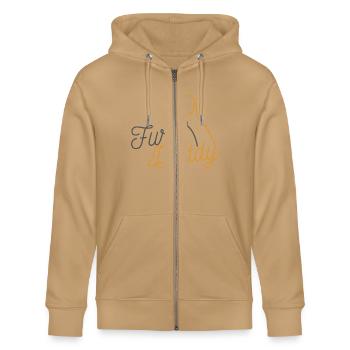 Fur Daddy - Stanley/Stella Cultivator Organic Zip Hoodie - natural raw - Front
