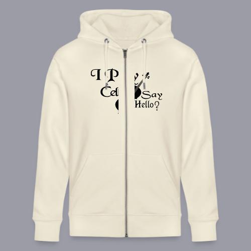 I PLAY CELLO - SAY HELLO! - Stanley/Stella Cultivator Organic Zip Hoodie