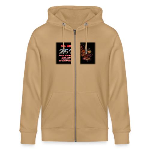 1776 - 2026 - 250 Years USA | Fireworks - Stanley/Stella Cultivator Organic Zip Hoodie