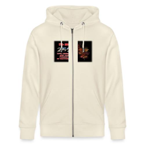 1776 - 2026 - 250 Years USA | Fireworks - Stanley/Stella Cultivator Organic Zip Hoodie