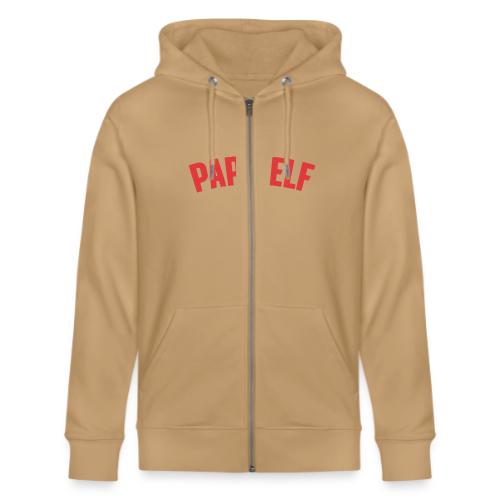 Papa Elf in Red - Stanley/Stella Cultivator Organic Zip Hoodie