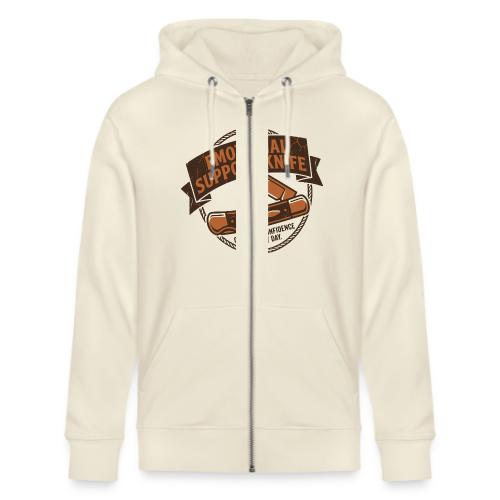 Emotional Support Knife - Funny EDC Pocket Knife - Stanley/Stella Cultivator Organic Zip Hoodie