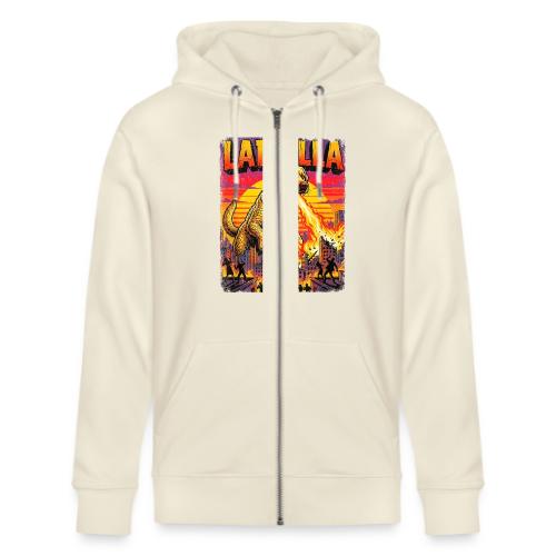 Labzilla Giant Yellow Labrador Monster Tee - Stanley/Stella Cultivator Organic Zip Hoodie
