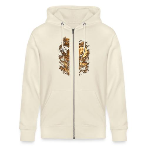 Pit Bull Howling Moon Fantasy Forest Tee - Stanley/Stella Cultivator Organic Zip Hoodie