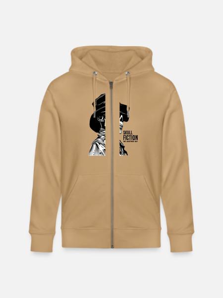 Skull Fiction Skeleton Art - Stanley/Stella Cultivator Organic Zip Hoodie -