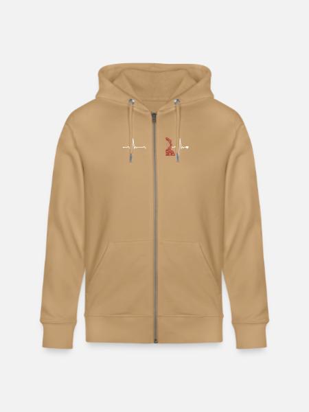Astronaut Heartbeat Astronautical Spacecraft - Stanley/Stella Cultivator Organic Zip Hoodie -