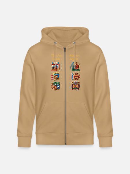 Ancient Mayan Glyphs - Stanley/Stella Cultivator Organic Zip Hoodie - 