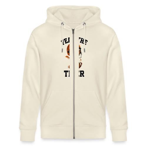Fear The Tiger Football Helmet T-Shirt - Stanley/Stella Cultivator Organic Zip Hoodie