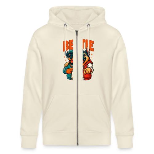 Hip Hop Dog Besties Shirt for Friends & Pet Lovers - Stanley/Stella Cultivator Organic Zip Hoodie