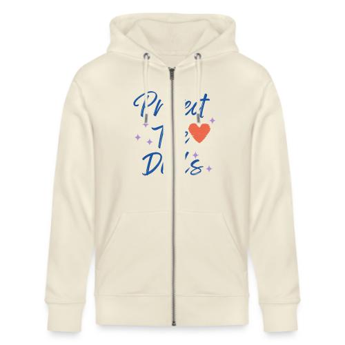 Protect The Dolls | Heart & Stars Typography - Stanley/Stella Cultivator Organic Zip Hoodie