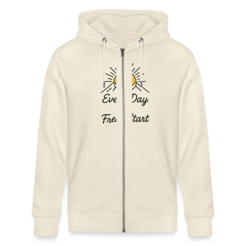 Inspirational Mountain Sunrise Motif - Stanley/Stella Cultivator Organic Zip Hoodie