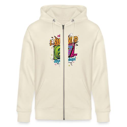 I Survived 67 Days of School T-Shirt – Funny Teach - Stanley/Stella Cultivator Organic Zip Hoodie