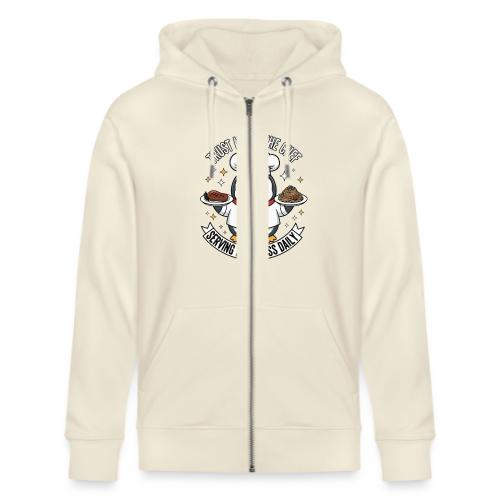 cute Penguin Chef-Funny Cartoon Daily Happiness - Stanley/Stella Cultivator Organic Zip Hoodie