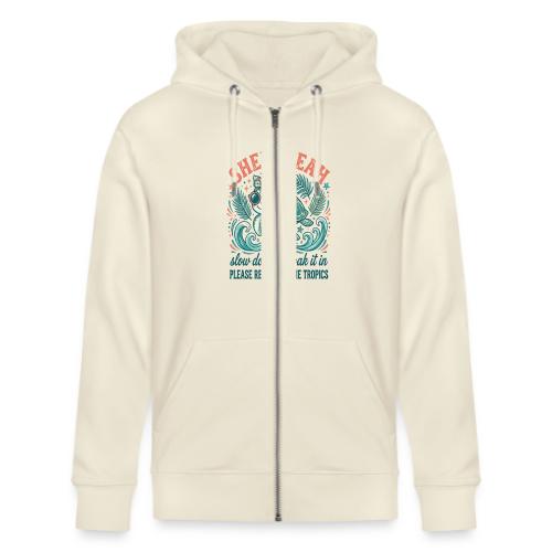 Shell Yeah Sea Turtle Beach Vibes - Stanley/Stella Cultivator Organic Zip Hoodie