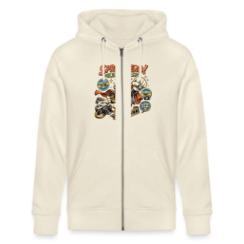 Analog Supplies Retro Film Camera Hero - Stanley/Stella Cultivator Organic Zip Hoodie