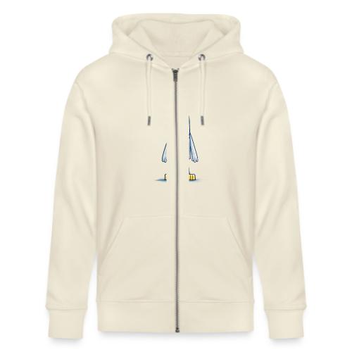 Funny Doodle Bird Character - Stanley/Stella Cultivator Organic Zip Hoodie