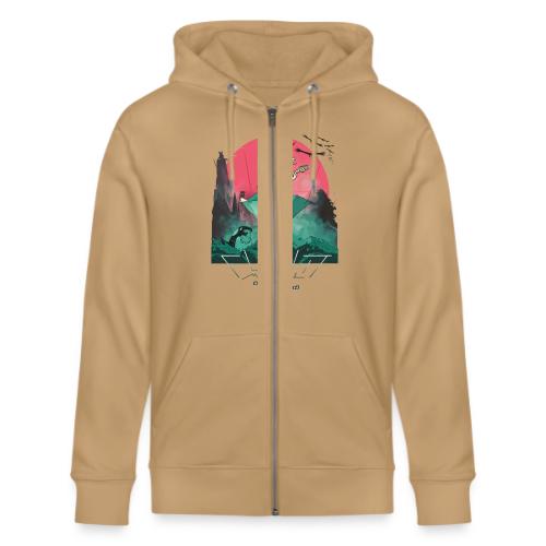 Mr. Fastfinger Flight Mode (WH) - Stanley/Stella Cultivator Organic Zip Hoodie