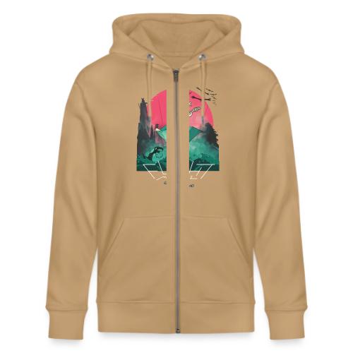 Mr. Fastfinger Flight Mode - Stanley/Stella Cultivator Organic Zip Hoodie
