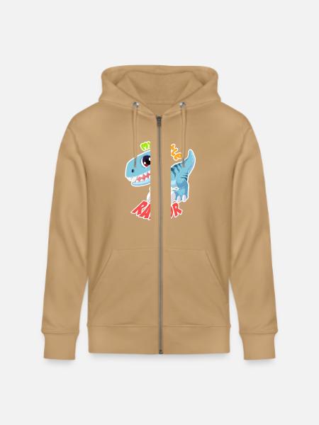 BABY BLUE RAPTOR - Stanley/Stella Cultivator Organic Zip Hoodie -