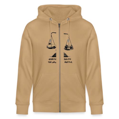 Ambition vs. Reality T-Shirt, Mug, & Leggings - Stanley/Stella Cultivator Organic Zip Hoodie