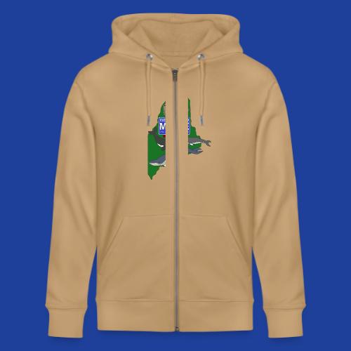 Color Welcome (Front) MMoME.org (Back) - Stanley/Stella Cultivator Organic Zip Hoodie