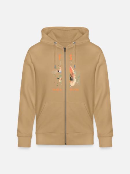 Foxes Fantastic MR Fox - Stanley/Stella Cultivator Organic Zip Hoodie -