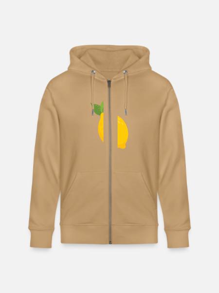 Lemon - Stanley/Stella Cultivator Organic Zip Hoodie -