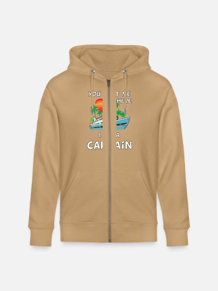 Captain Boat yacht - Stanley/Stella Cultivator Organic Zip Hoodie -