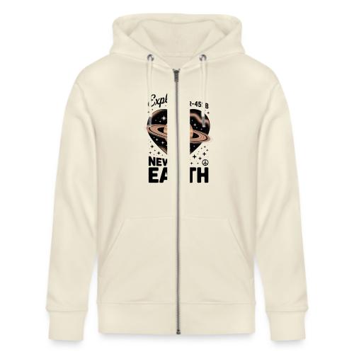 Explore Kepler-452b – New Earth Adventure - Stanley/Stella Cultivator Organic Zip Hoodie