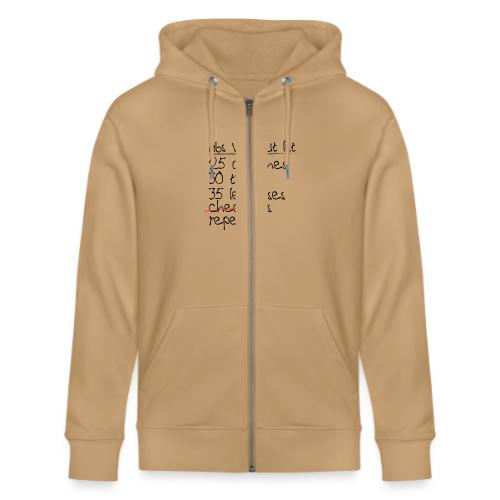 Abs Workout List - Stanley/Stella Cultivator Organic Zip Hoodie