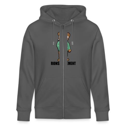 RONS BASEMENT Merchandise - Blindfolded Bear - Stanley/Stella Cultivator Organic Zip Hoodie