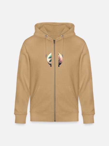 Bonsai Tree Terrarium - Stanley/Stella Cultivator Organic Zip Hoodie -