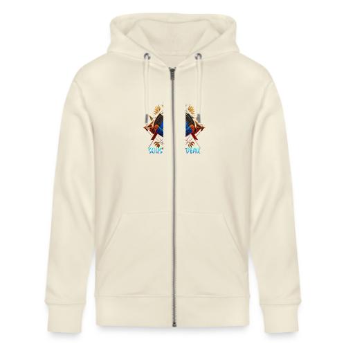 Sous le Bandeau - AI Art - Sweat à capuche zippé biologique Stanley/Stella Cultivator