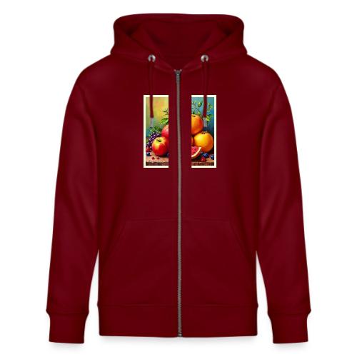 Fresh Fruits in a Perfect Mix Design - Stanley/Stella Cultivator Organic Zip Hoodie