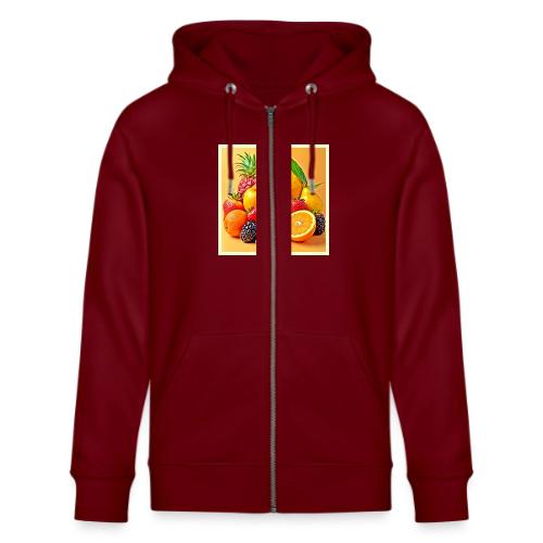 Fresh Bounty: Vibrant Fruit Harvest Art - Stanley/Stella Cultivator Organic Zip Hoodie
