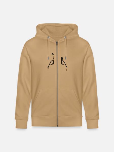 Lunar Module - Stanley/Stella Cultivator Organic Zip Hoodie - natural raw