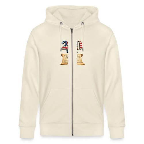 250th anniversary celebration of America - Stanley/Stella Cultivator Organic Zip Hoodie