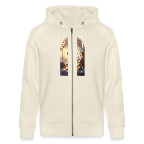 Easter He Is Risen Sacred Face T Shirt, wife Gift - Stanley/Stella Cultivator Organic Zip Hoodie