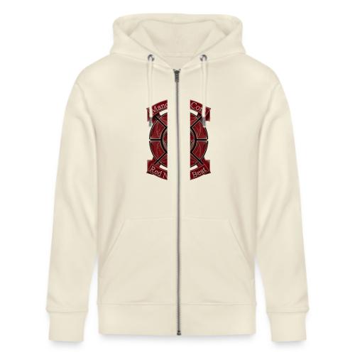 Manchester Is Red T Shirt, Soccer City Pride Gift - Stanley/Stella Cultivator Organic Zip Hoodie
