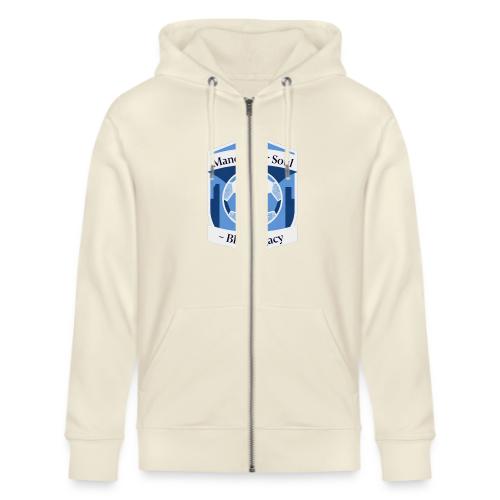 Manchester Soul Soccer City Emblem T Shirt, Gift - Stanley/Stella Cultivator Organic Zip Hoodie