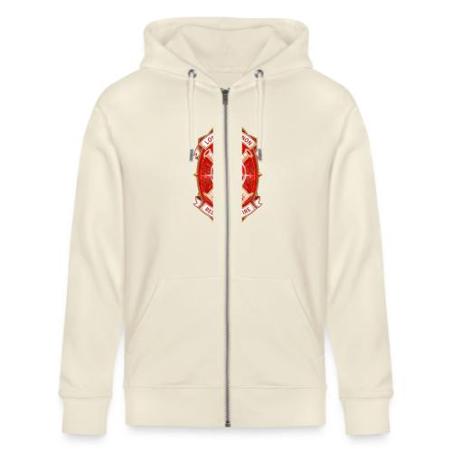 Red London Cannon T Shirt,Football City Pride Gift - Stanley/Stella Cultivator Organic Zip Hoodie