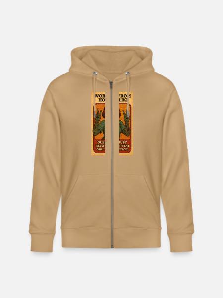 The Cutest Remote Worker - Stanley/Stella Cultivator Organic Zip Hoodie -