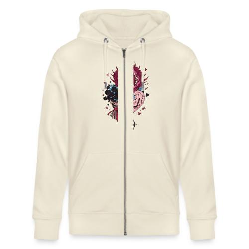 Gothic Valentine Eldritch Bloom – Dark Rom - Stanley/Stella Cultivator Organic Zip Hoodie