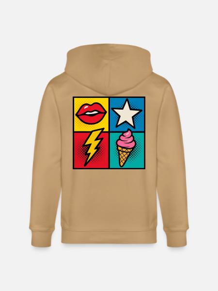 Kiss & Cone Pop - Stanley/Stella Cultivator Organic Zip Hoodie -
