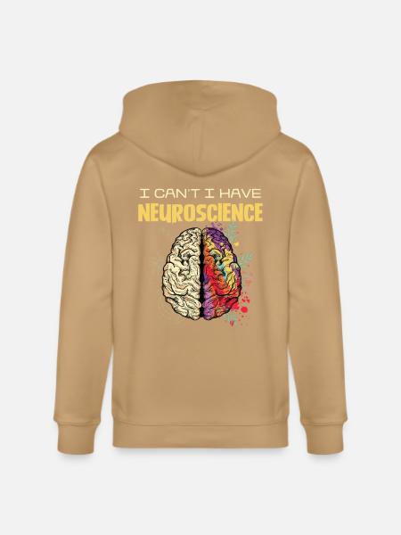 Neuroscience Brain Popart - Stanley/Stella Cultivator Organic Zip Hoodie -