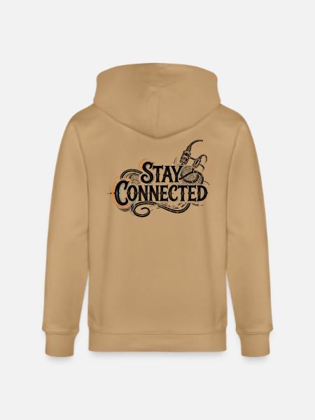 Stay Connected - Stanley/Stella Cultivator Organic Zip Hoodie - 