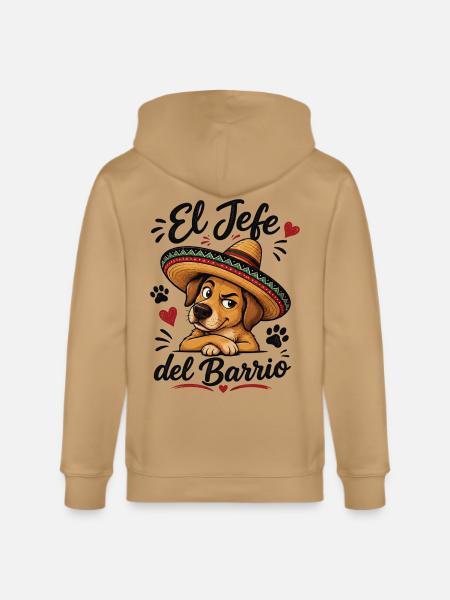 El Jefe del Barrio Dog - Stanley/Stella Cultivator Organic Zip Hoodie -