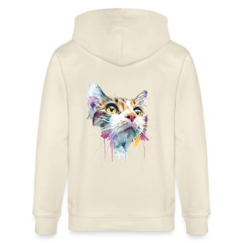 Chromatic Cat Splash - Stanley/Stella Cultivator Organic Zip Hoodie