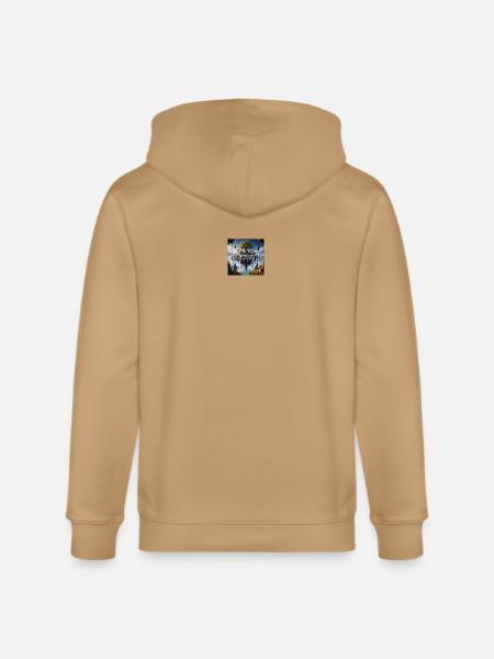 Floating Island Growth Illustration - Stanley/Stella Cultivator Organic Zip Hoodie - 