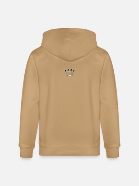 Queen of Spades Crown Emblem - Stanley/Stella Cultivator Organic Zip Hoodie -